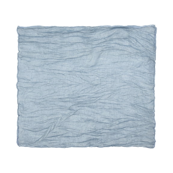 Unique Bargains 12 Pcs Cloth Placemats Polyester Place Mats for Kitchen Dining Table Heat-Resistant Table Mats Blue