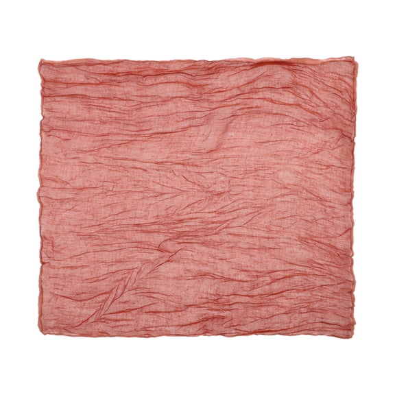 Unique Bargains 12 Pcs Cloth Placemats Polyester Place Mats for Kitchen Dining Table Heat-Resistant Table Mats Red