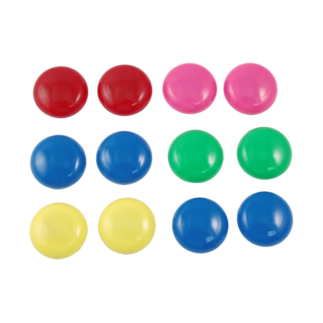 Magnetize Sticker Unique Bargains 12 Pcs Home Multicolor Whiteboard Fridge Refrigerator ...