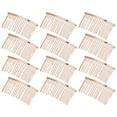 thumbnail image 1 of Unique Bargains 12 Pcs No Slip Hair Side Combs Accessories Metal 3" Rose Pink, 1 of 6