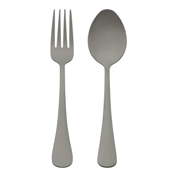 Unique Bargains 12 Pcs Silverware Set Stainless Steel Flatware Black