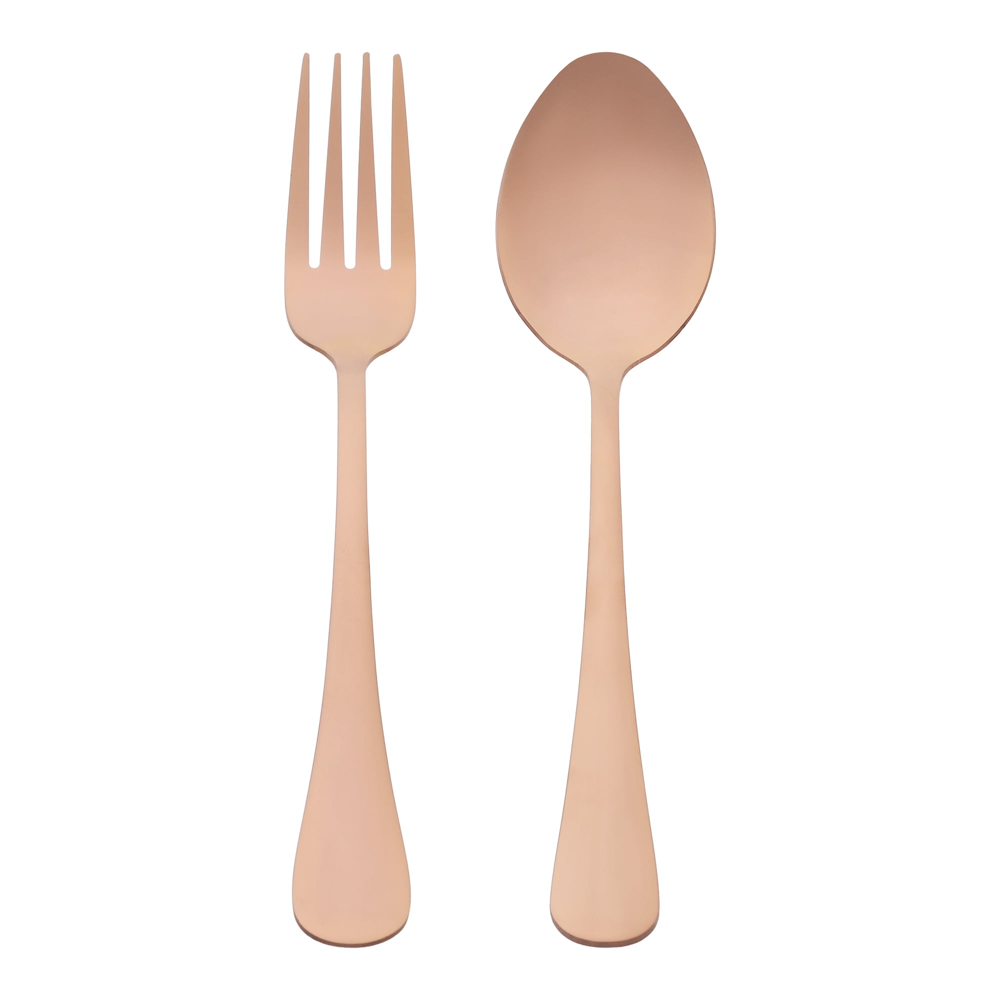 Unique Bargains 12 Pcs Silverware Set Stainless Steel Flatware Rose Gold