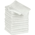 thumbnail image 1 of Unique Bargains 12 Pcs Wash Cloths Microfiber Absorbent Kitchen Rags Towel White 10"x12", 1 of 7