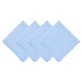 thumbnail image 1 of Unique Bargains 12" X 12" Cotton Washcloths Absorbent Reusable Washcloths Blue 4pk, 1 of 5
