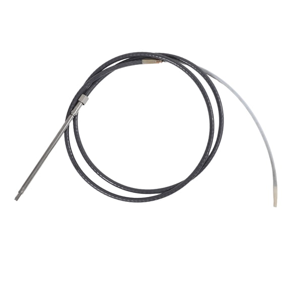 Unique Bargains 12 ft M66X12 Marine Boat Rack Steering Control Cable Black 1 pcs