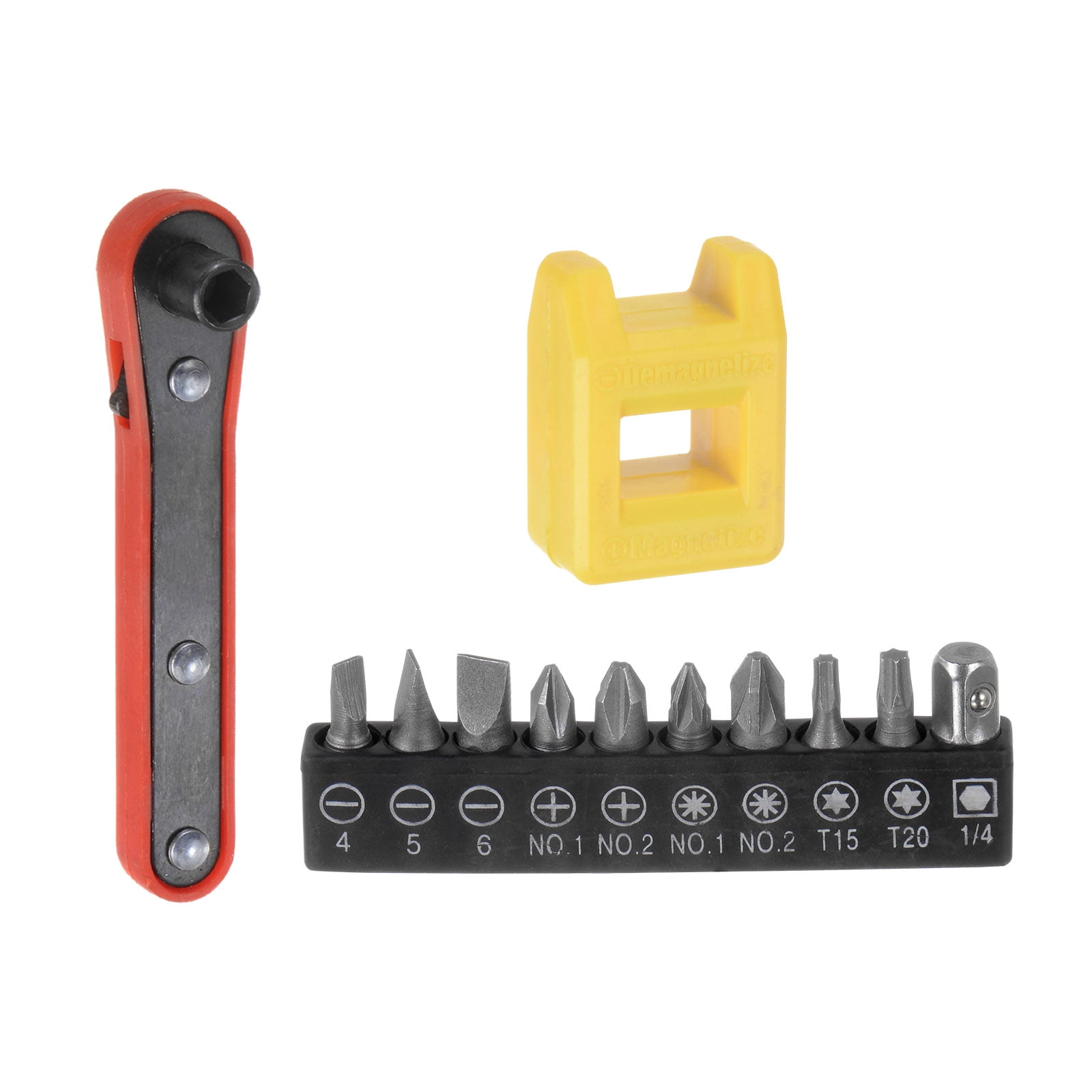Unique Bargains 12 in 1 Screwdriver Bit Set 1/4' Hex Shank Bit Set and ...