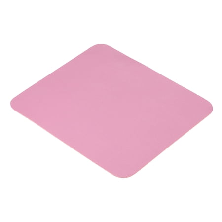 Unique Bargains Mouse Pad PU Leather Dual Side Waterproof Desk Pad Writing Mat Pink/Purple 9"x8"