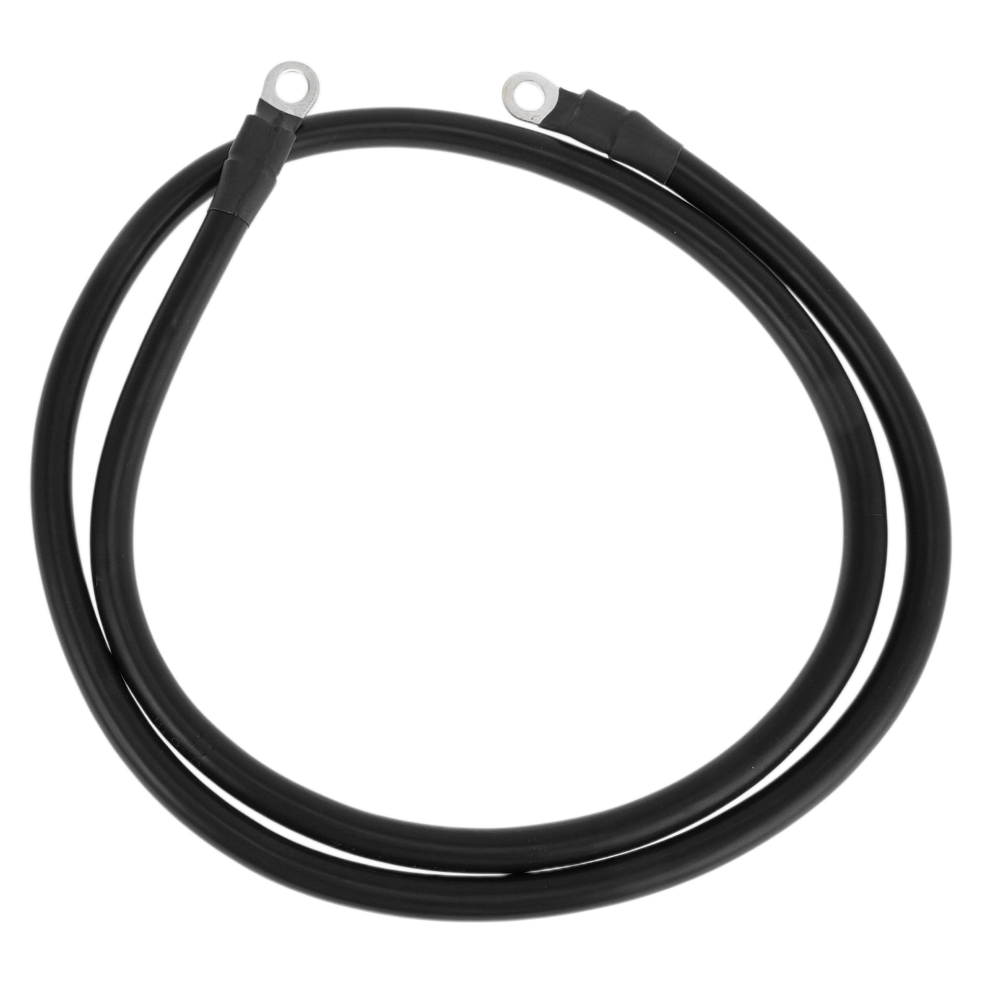 Unique Bargains 120cm 4AWG Battery Inverter Cable 5/16" Battery Cable Tinned Copper Black