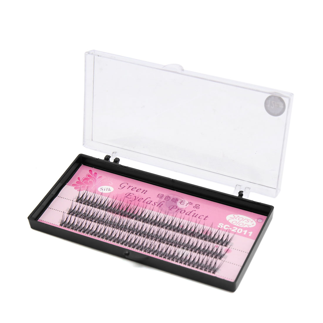Unique Bargains 120pcs 812mm Individual Lashes Black False Faux Fake
