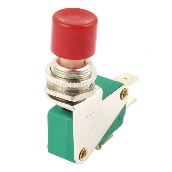 Unique Bargains 125V/250V 16A SPDT NO NC Momentary Red Cap Push Button Micro Switch DS438