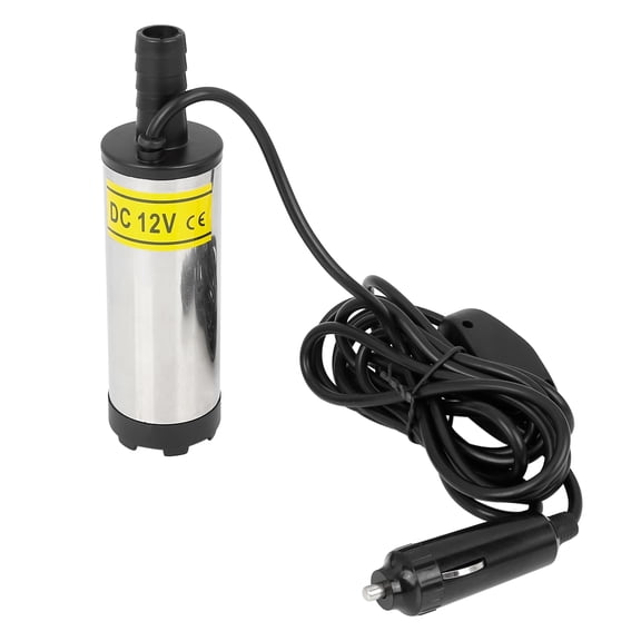 Unique Bargains 12L/Min 12V 38mm DC Electric Submersible Pump Diesel Water Oil Transfer Tool for Car