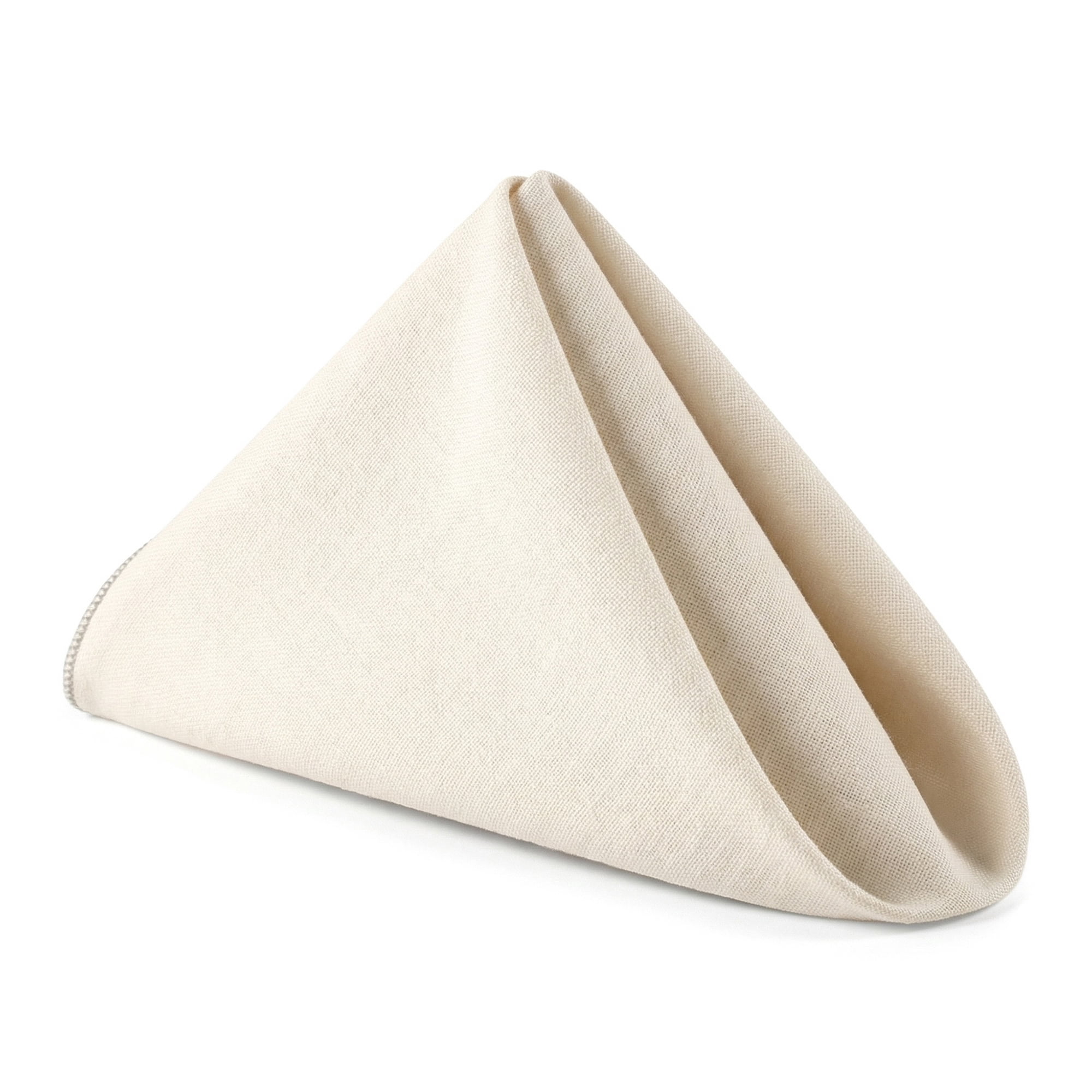 Unique Bargains 12Pcs Cotton Washable Dinner Cloth Napkins Beige 18x18inch