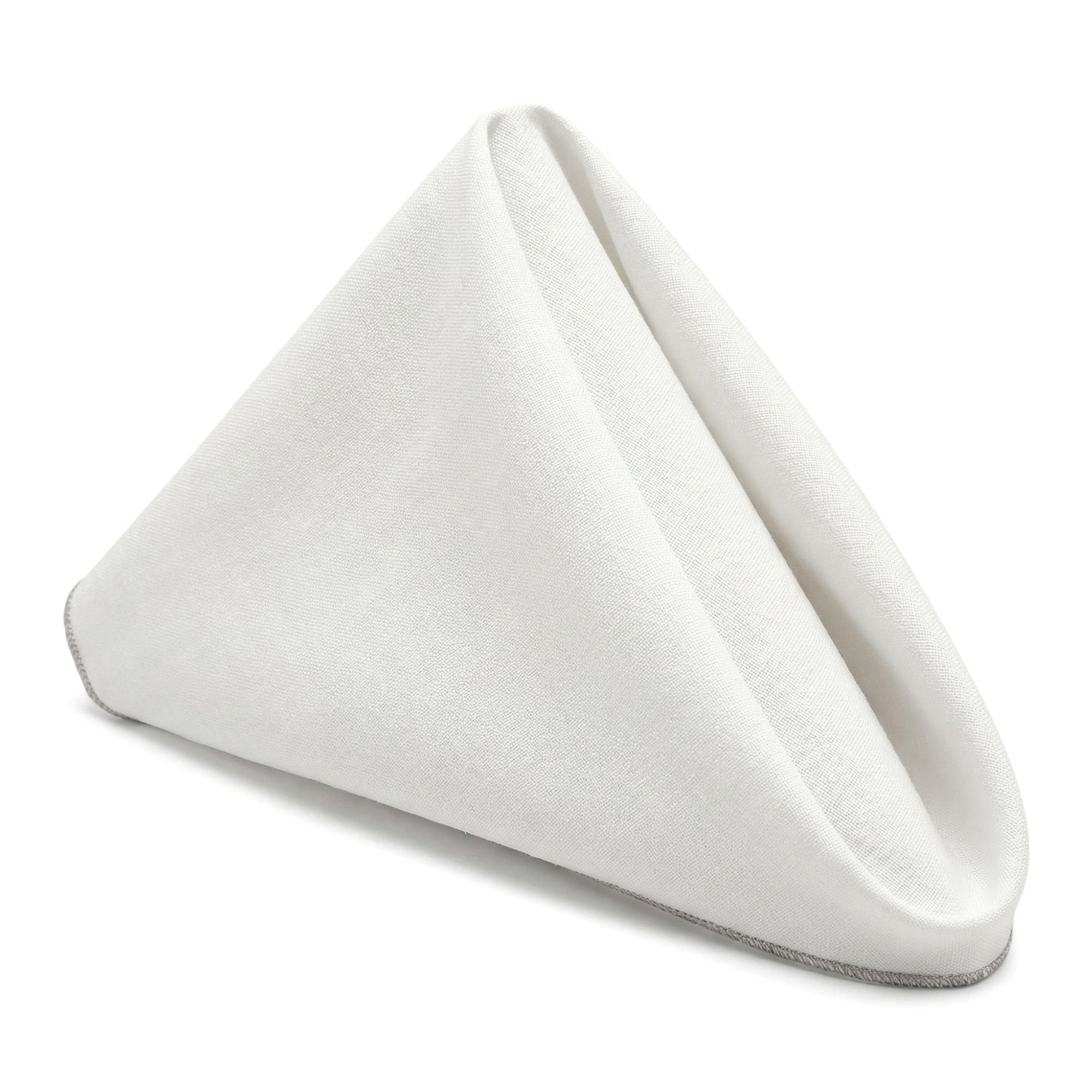 Unique Bargains 12Pcs Cotton Washable Dinner Cloth Napkins White 18x18inch