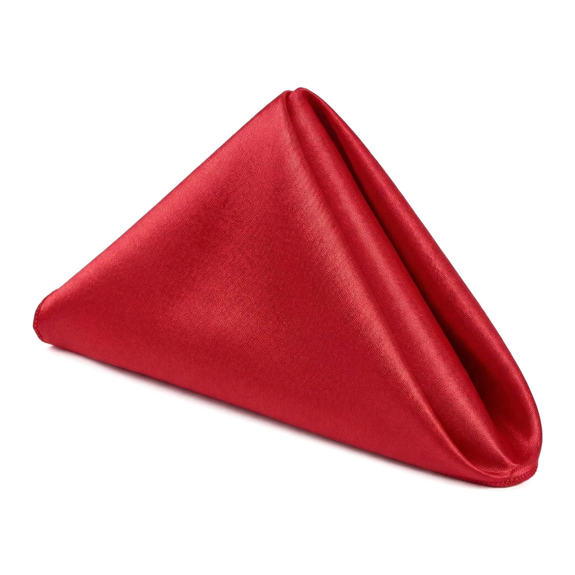 Unique Bargains 12Pcs Cotton Washable Reusable Cloth Napkins Burgundy 17x17inch