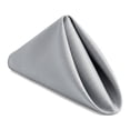 thumbnail image 1 of Unique Bargains 12Pcs Cotton Washable Reusable Cloth Napkins Gray 17x17inch, 1 of 6