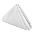 thumbnail image 1 of Unique Bargains 12Pcs Cotton Washable Reusable Cloth Napkins White 17x17inch, 1 of 6