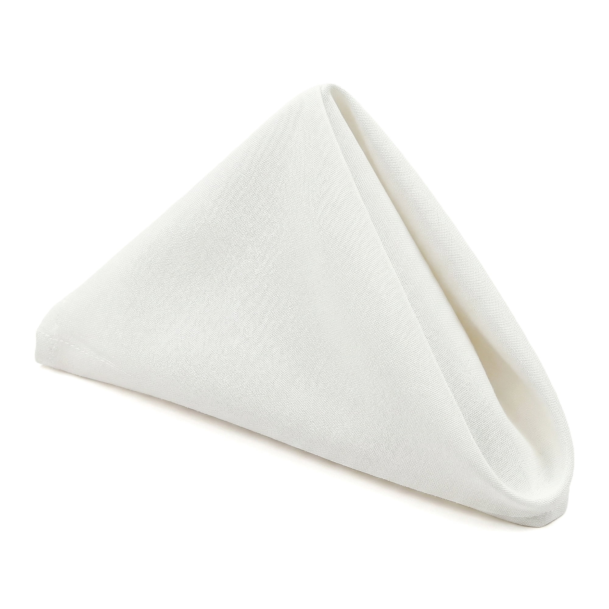 Unique Bargains 12Pcs Cotton Washable Reusable Dinner Napkins Beige