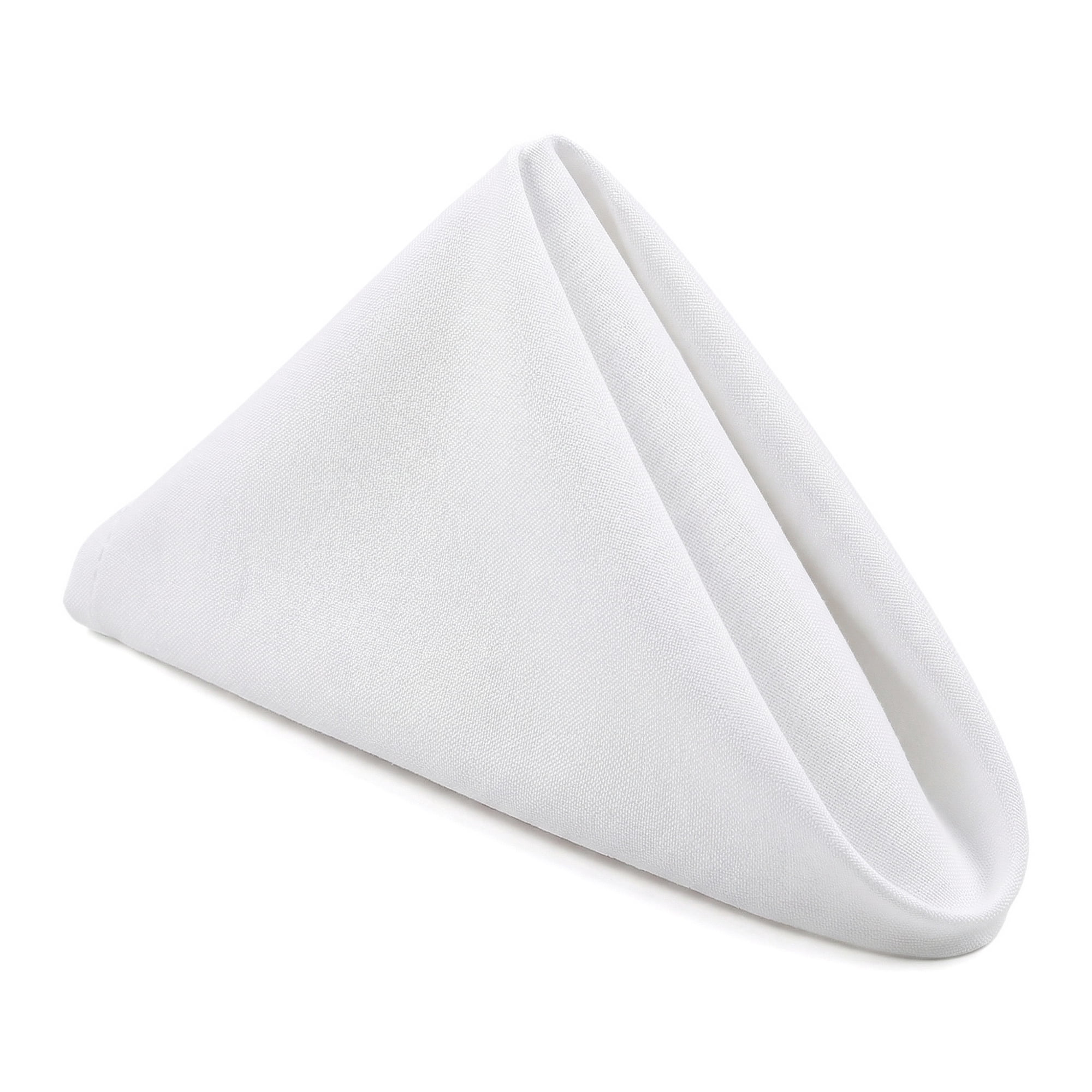 Unique Bargains 12Pcs Cotton Washable Reusable Dinner Napkins White