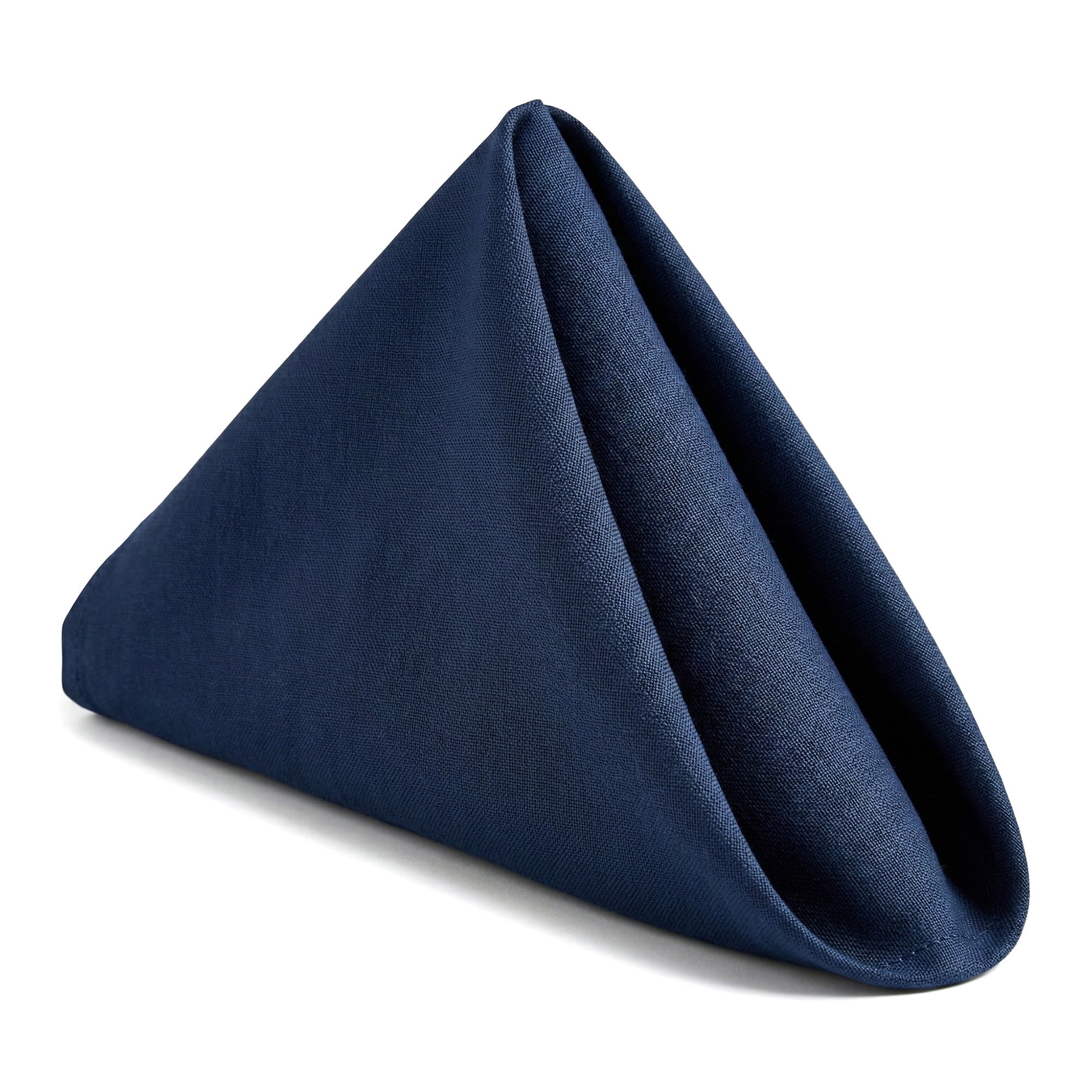 Unique Bargains 12Pcs Cotton Washable Reusable Events Cloth Napkins Navy Blue 16x16inch
