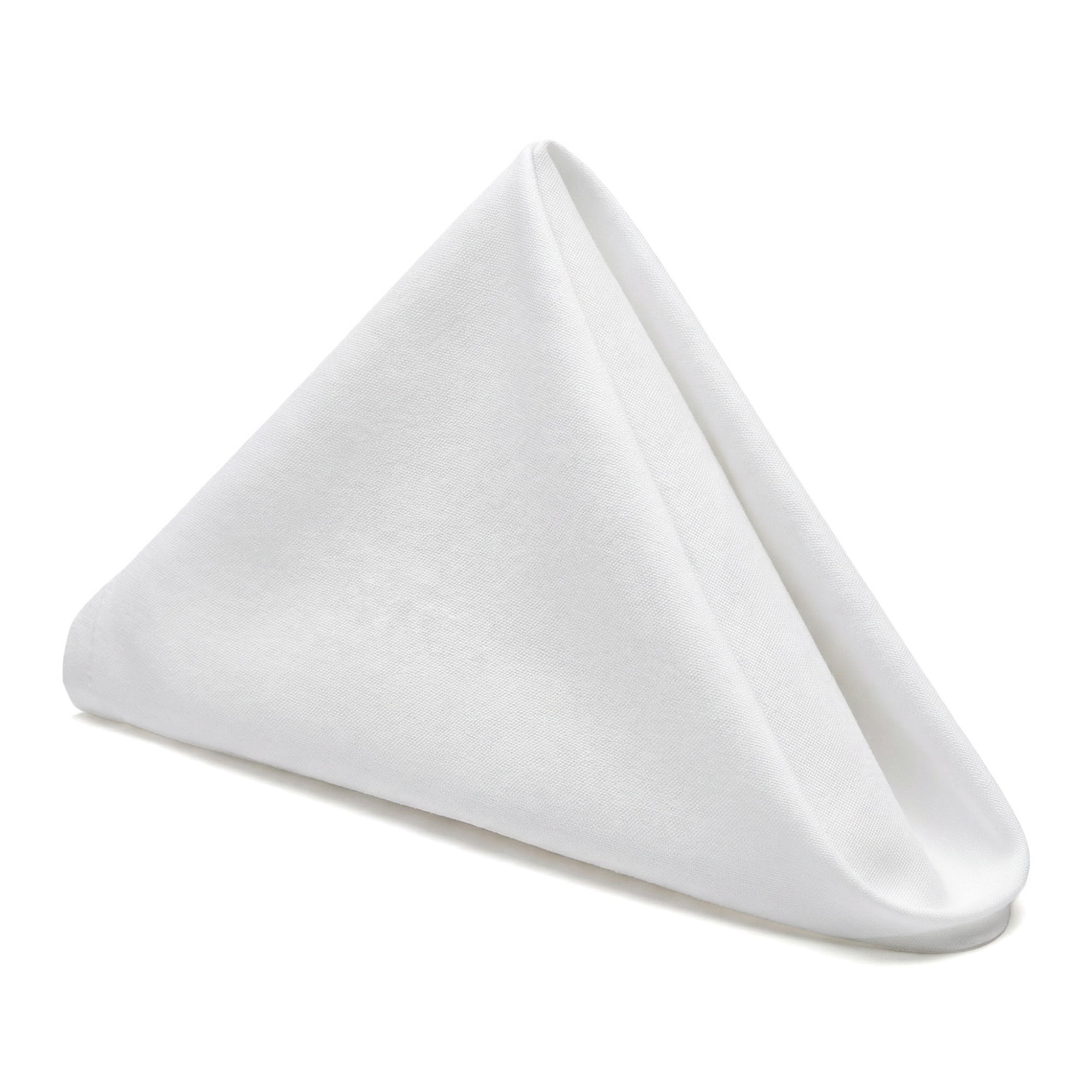 Unique Bargains 12Pcs Cotton Washable Reusable Events Cloth Napkins White 16x16inch