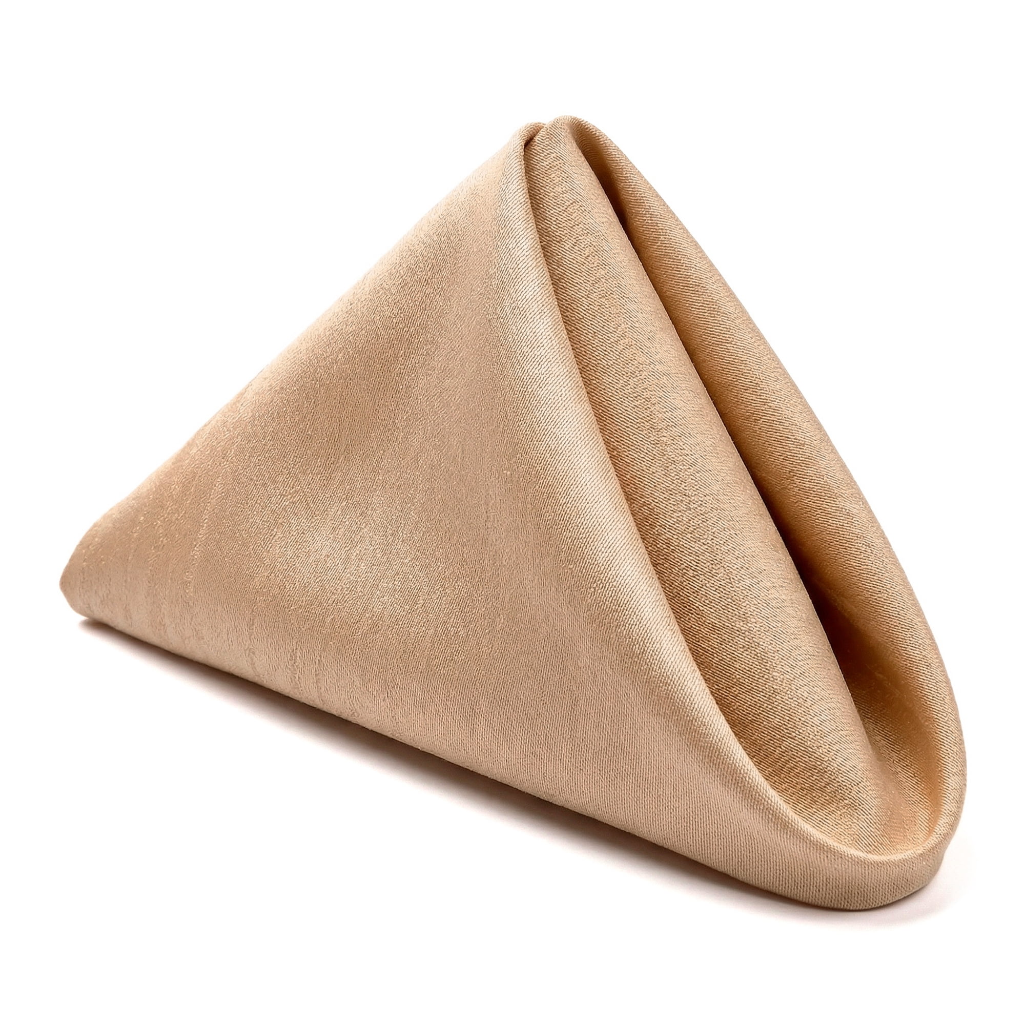 Unique Bargains 12Pcs Jacquard Washable Cloth Napkins Gold 18x18inch