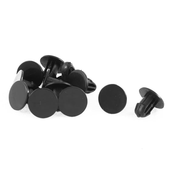 Unique Bargains 12Pcs Machine Cover Plastic  Rivet Clips 6mm Hole Diameter  for Honda