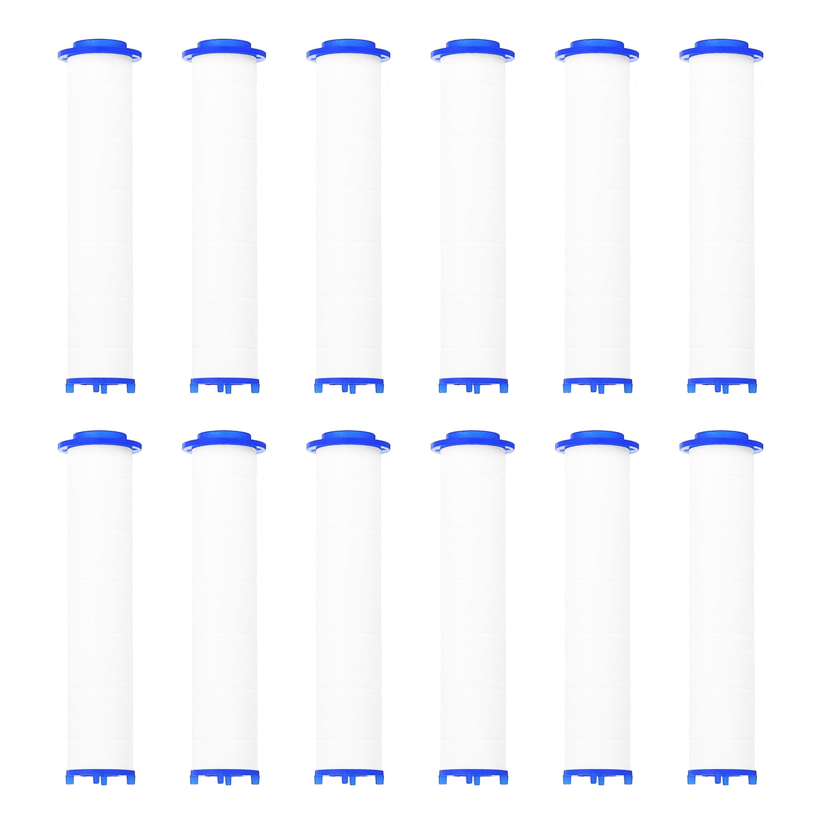 Unique Bargains 12Pcs PP Cotton Replacement High-Pressure Shower Jet Sets 3.94"