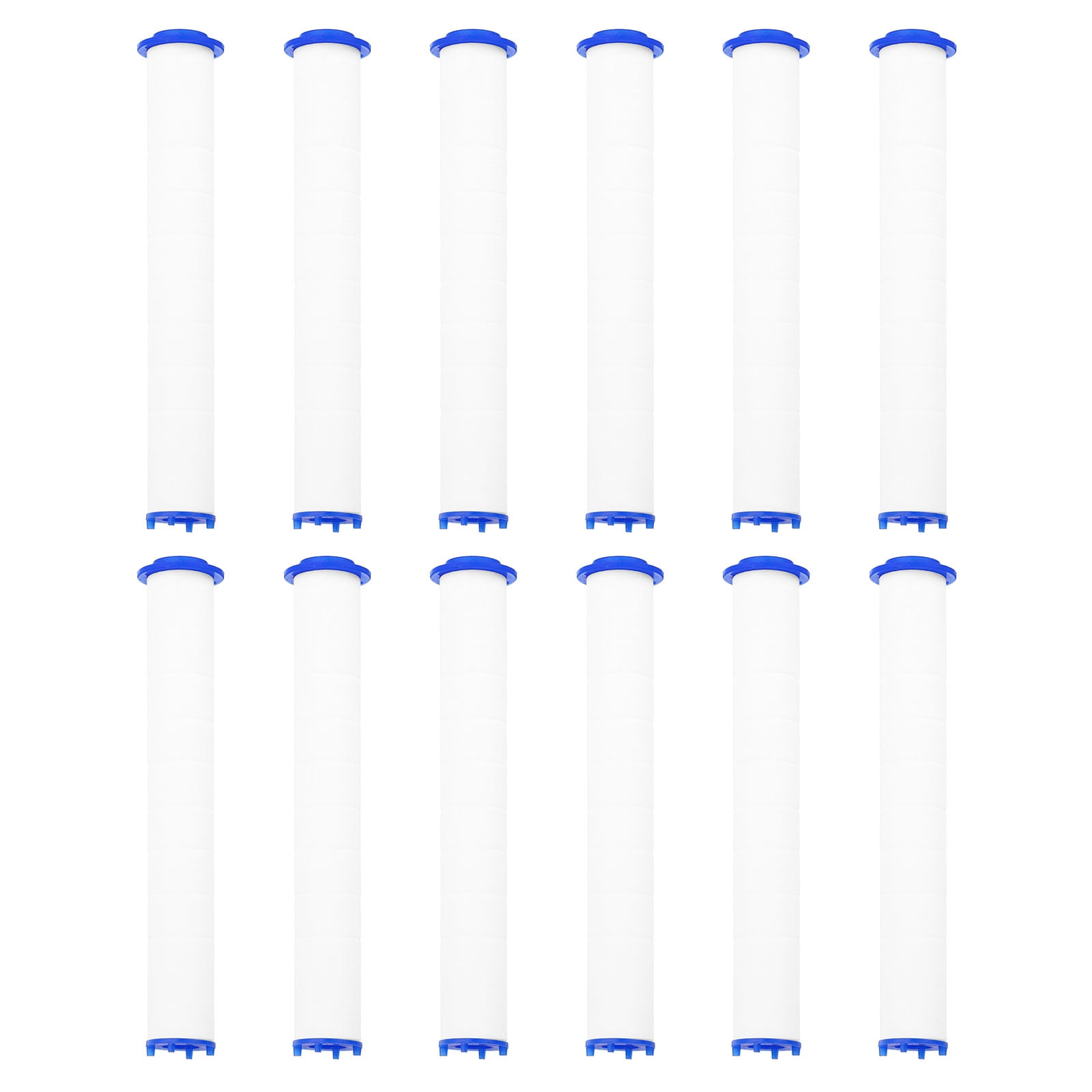 Unique Bargains 12Pcs PP Cotton Replacement High-Pressure Shower Jet Sets 5.51"