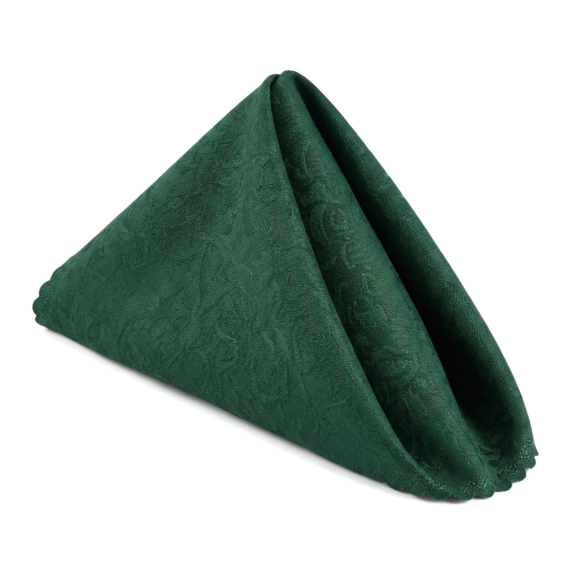 Unique Bargains 12Pcs Reusable Party Cloth Napkins Dark Green 19x19inch