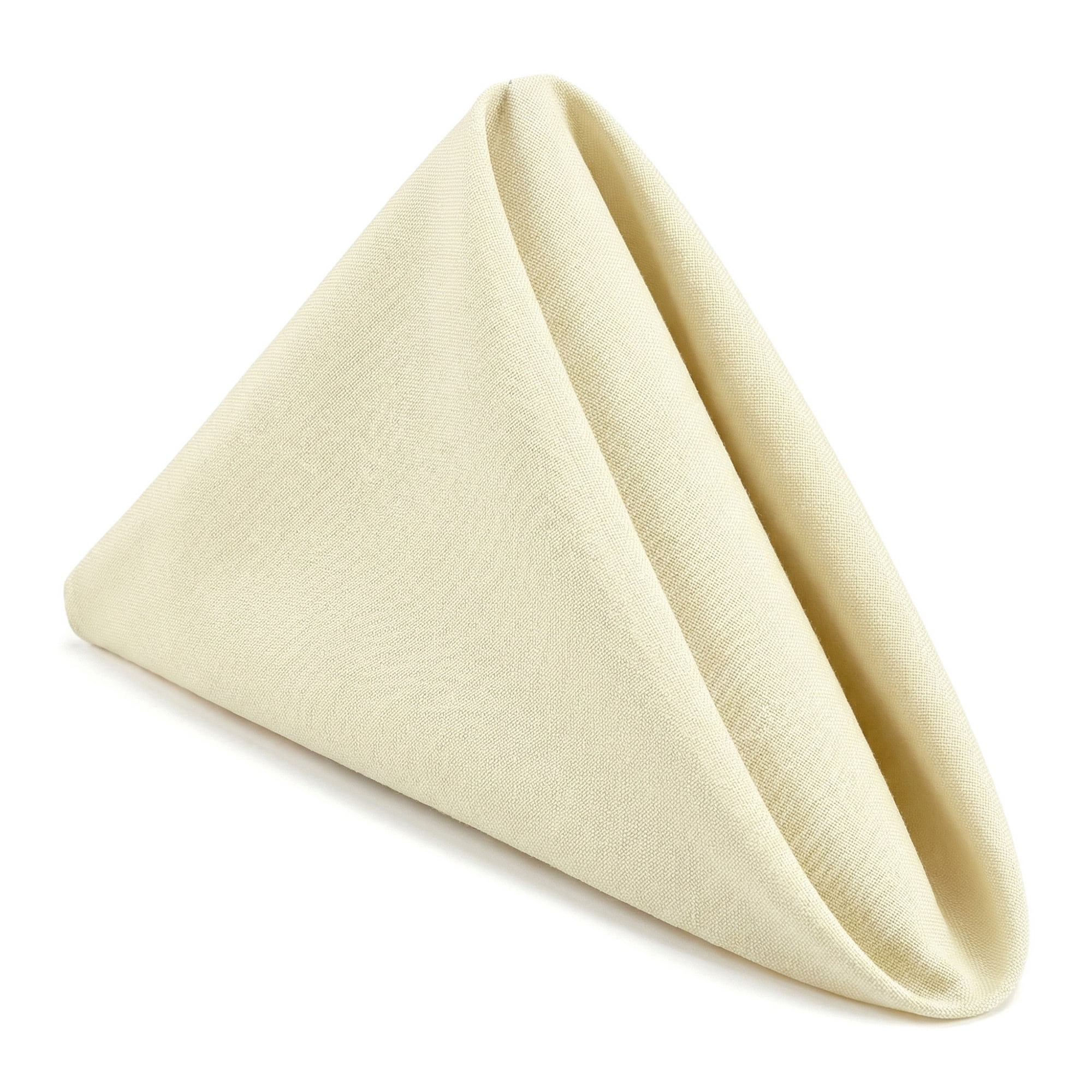 Unique Bargains 12Pcs Reusable Table Dinner Napkins Beige 12x12inch
