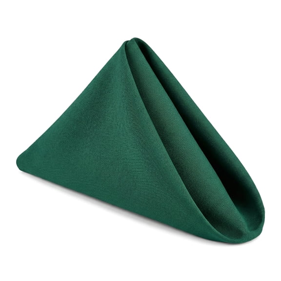 Unique Bargains 12Pcs Reusable Table Dinner Napkins Dark Green 12x12inch