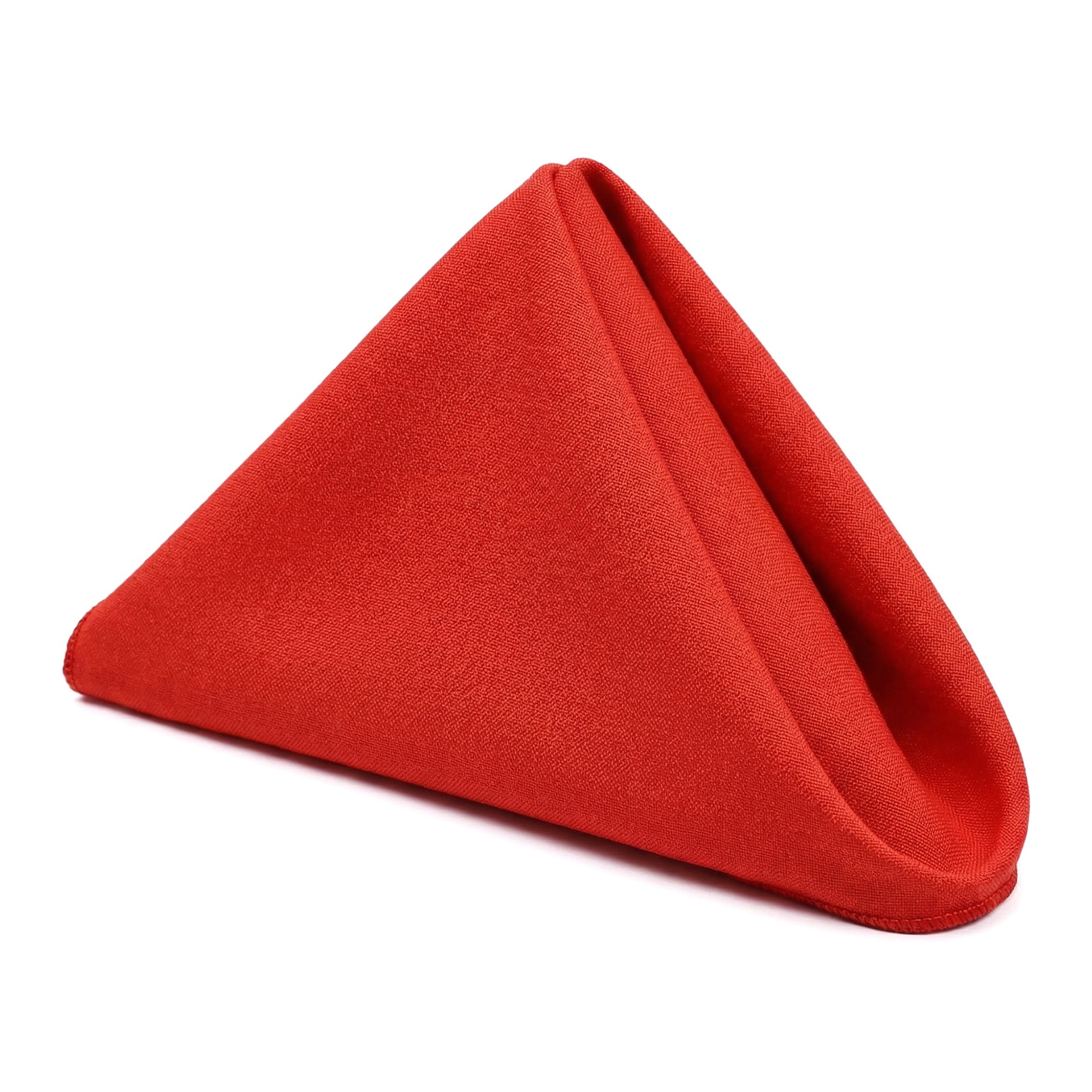 Unique Bargains 12Pcs Reusable Table Dinner Napkins Red 12x12inch