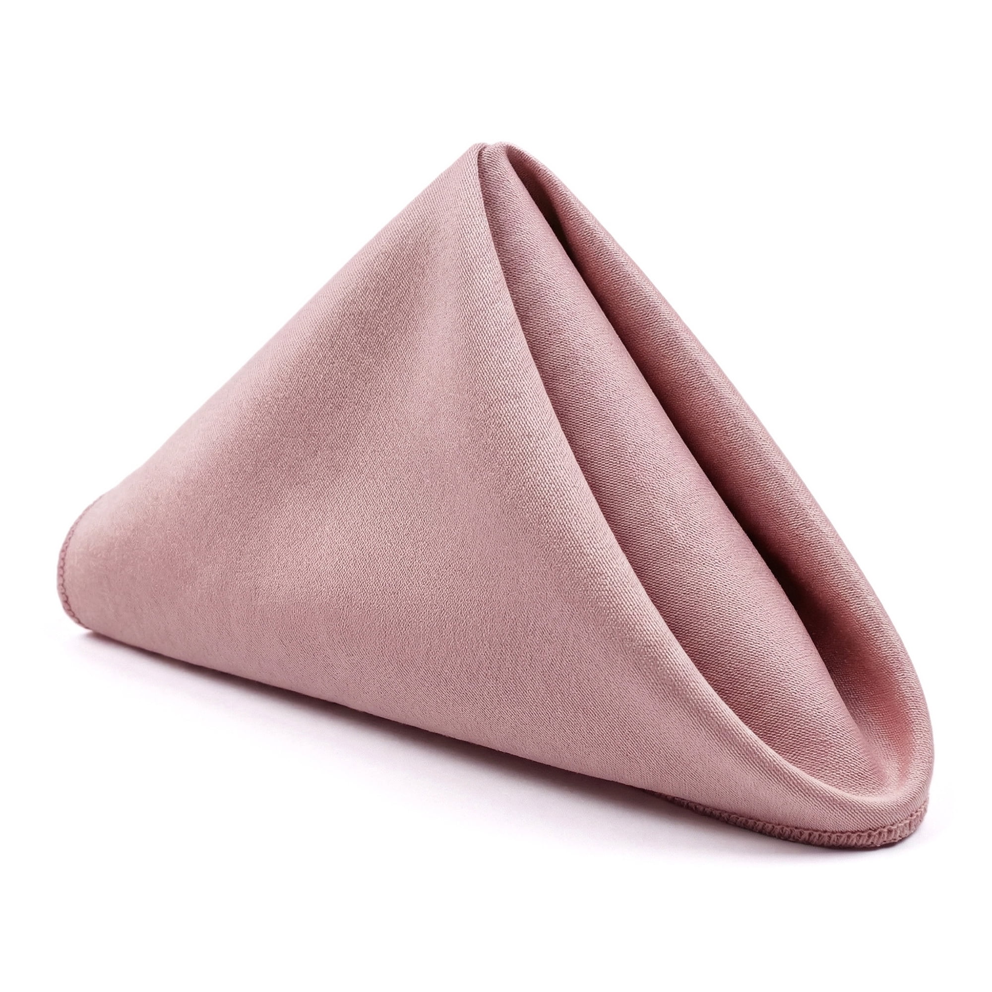 Unique Bargains 12Pcs Reusable Table Dinner Napkins Rose Gold 12x12inch