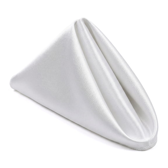 Unique Bargains 12Pcs Reusable Table Dinner Napkins White 12x12inch