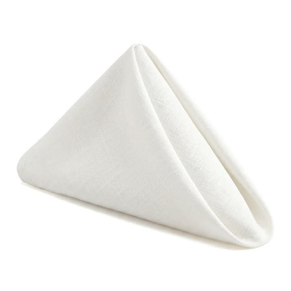 Unique Bargains 12Pcs Solid Washable Reusable Cloth Napkins Beige 13x13inch