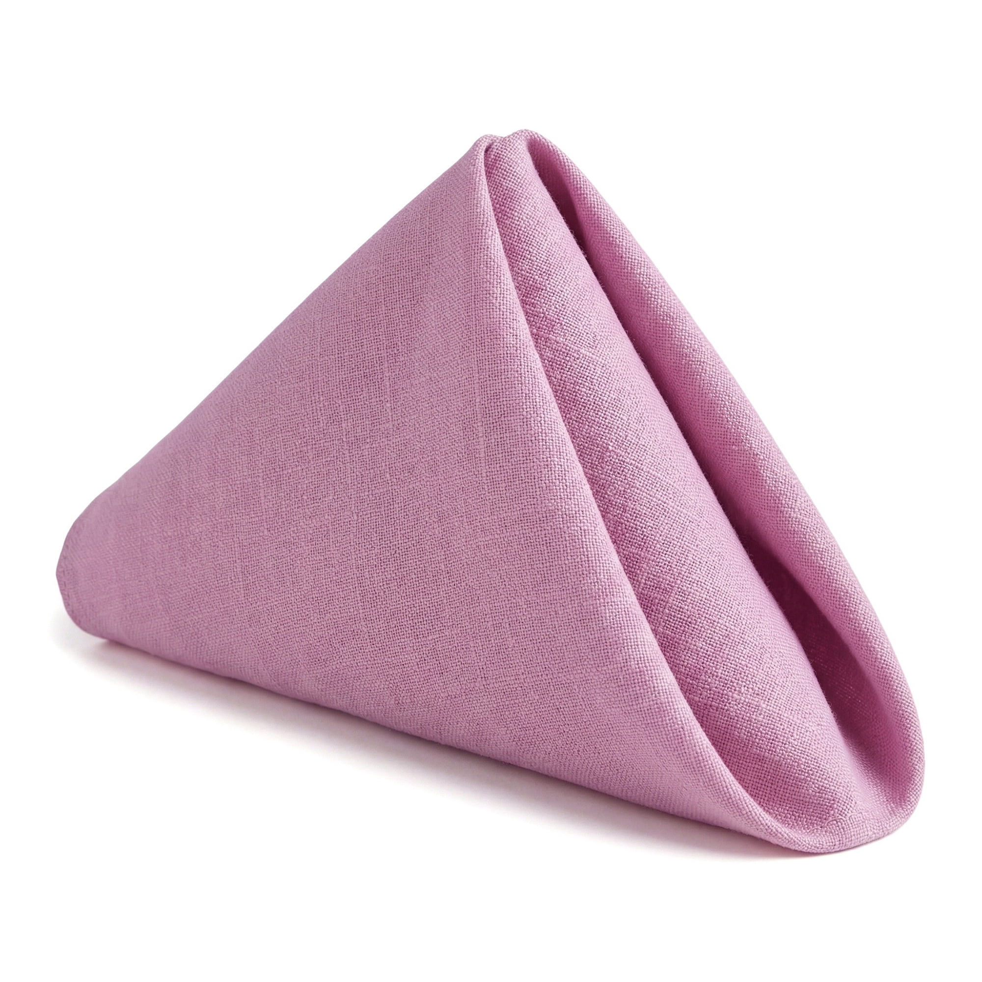 Unique Bargains 12Pcs Solid Washable Reusable Cloth Napkins Purple 13x13inch