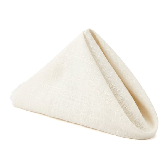 Unique Bargains 12Pcs Washable Cotton Dining Events Cloth Nspkins Beige 17x17inch