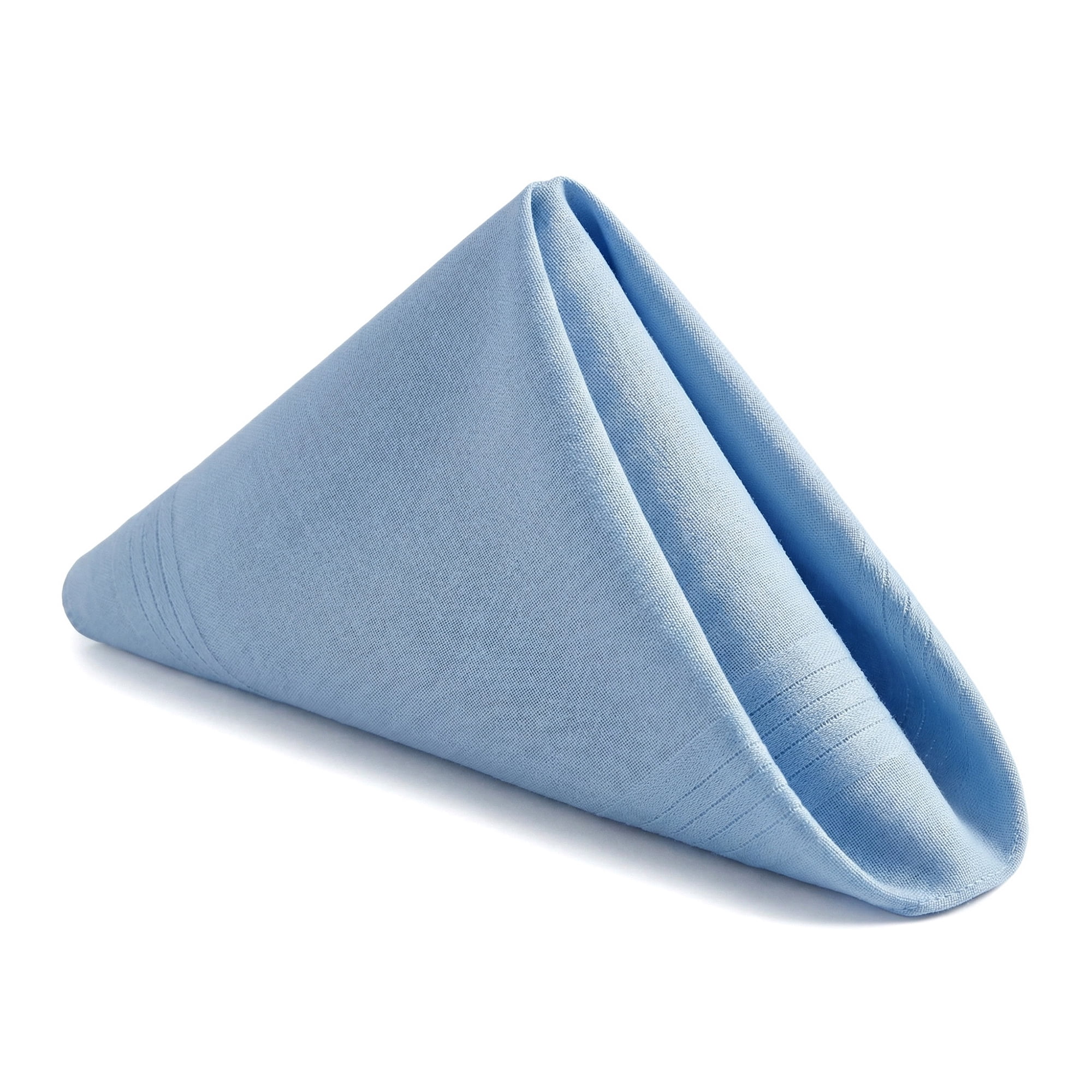 Unique Bargains 12Pcs Washable Reusable Cloth Napkins Blue 16x16inch