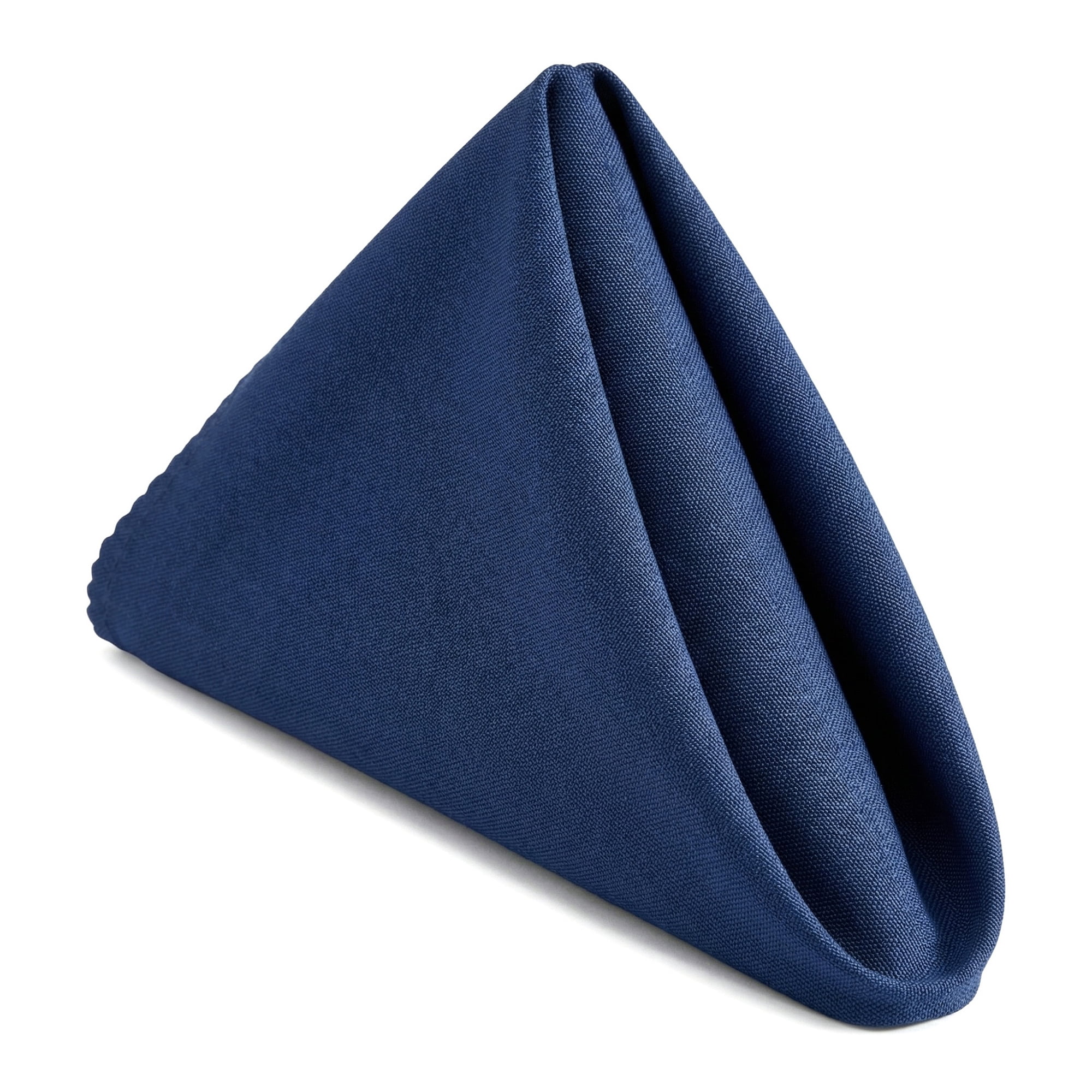 Unique Bargains 12Pcs Washable Reusable Dinner Cloth Napkins Royal Blue 12x12inch