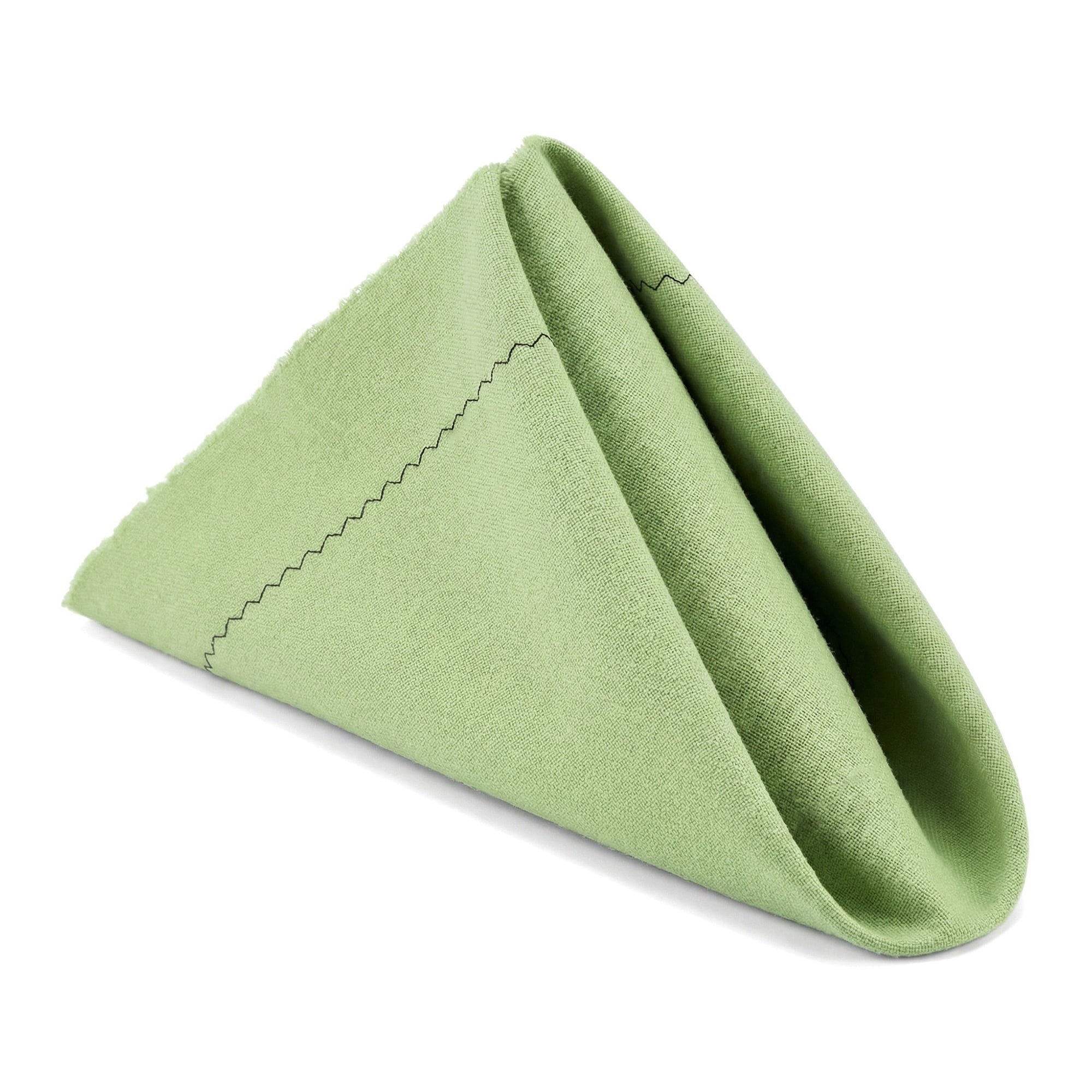 Unique Bargains 12Pcs Washable Reusable Home Cloth Napkins Grass Green 18x18inch