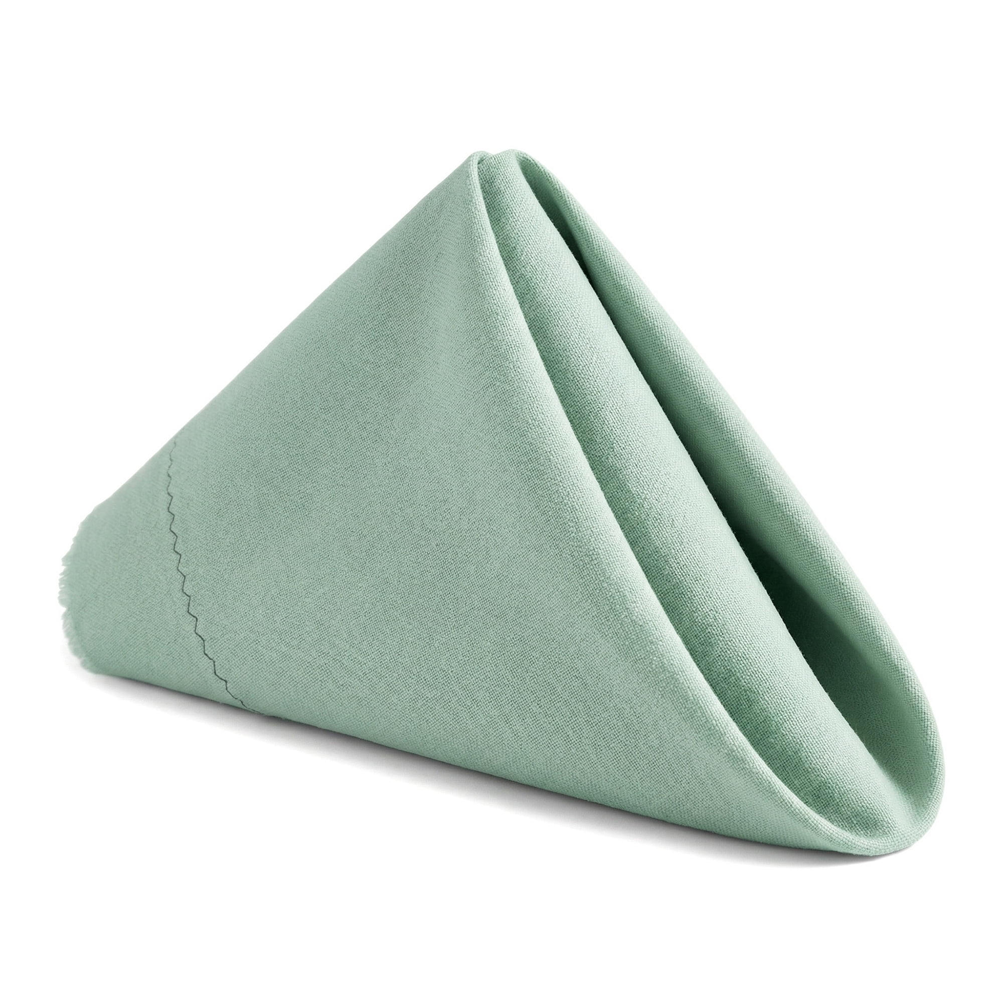 Unique Bargains 12Pcs Washable Reusable Home Cloth Napkins Sage Green 18x18inch