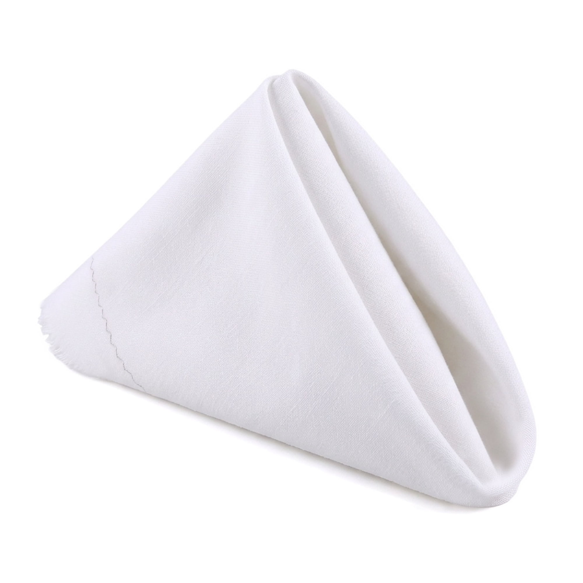 Unique Bargains 12Pcs Washable Reusable Home Cloth Napkins White 18x18inch