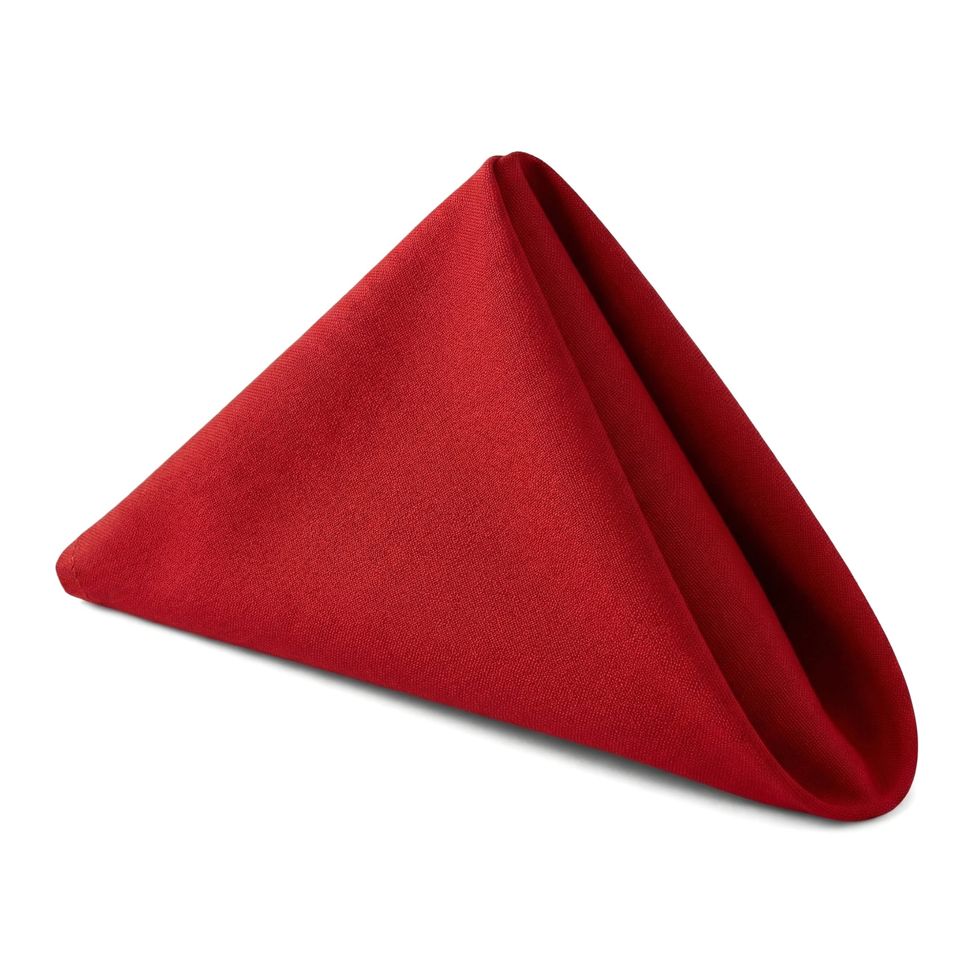 Unique Bargains 12Pcs  Washable Reusable Party Cloth Napkins Burgundy 17x17inch