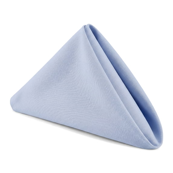Unique Bargains 12Pcs Washable Reusable Party Cloth Napkins Sky Blue 17x17inch