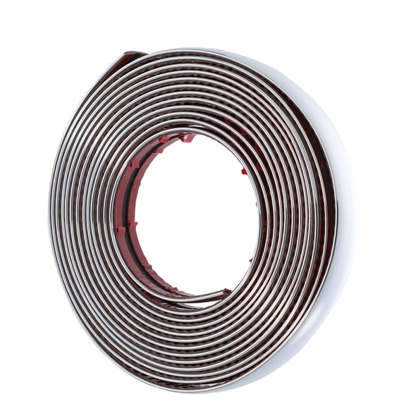 Unique Bargains 12ft Automotive Trim Car RV Door Window Bumper Side Body Trim Strip Scratch Proof 1" 25mm Silver Tone