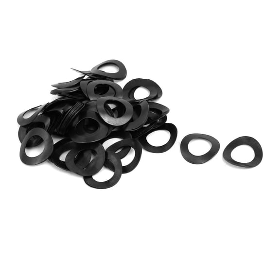 Unique Bargains 12mm Fitting Dia Carbon Steel Compressed Type Curved Spring Washer 100Pcs