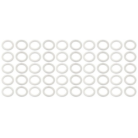 Unique Bargains 12mmx16mmx1.2mm Motorcycle Hardware Drain Plug Crush Aluminum Washer Seal 50pcs