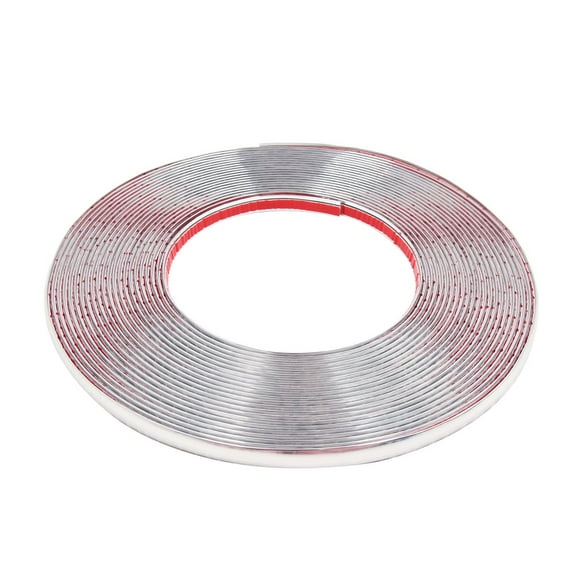 Unique Bargains 13 Meter x 12mm Chrome Trim Strip Car Door Edge Decoration Guard Protector
