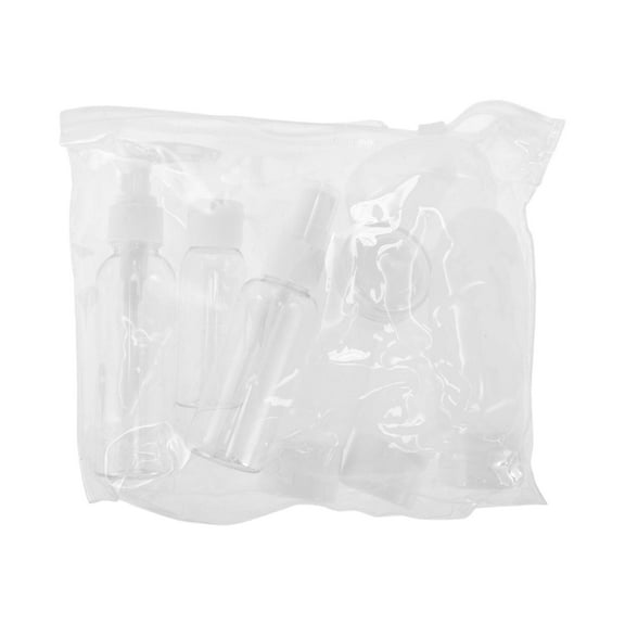 Unique Bargains 13 Pcs Travel Container Set Reusable Travel Bottles Set White