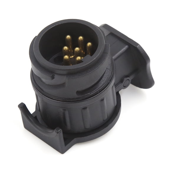 Unique Bargains 13 Pin to 7 Pin Euro Trailer Socket Electrics Caravan Connector